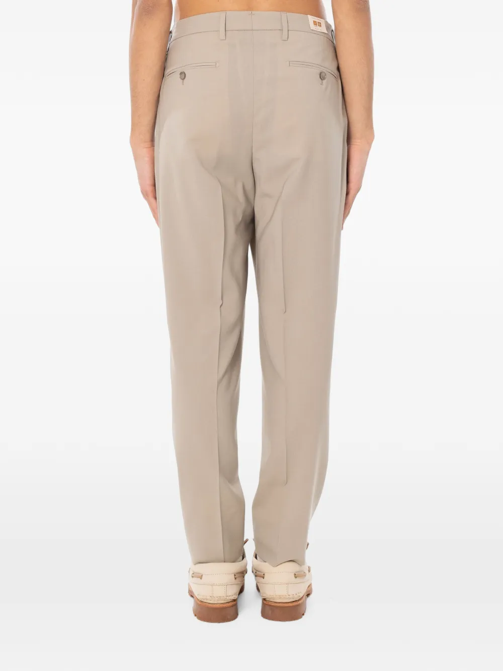 Briglia 1949 Portobello Marzotto pleated trousers Beige