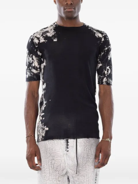 MD75 distressed-effect short-sleeve knitted T-shirt