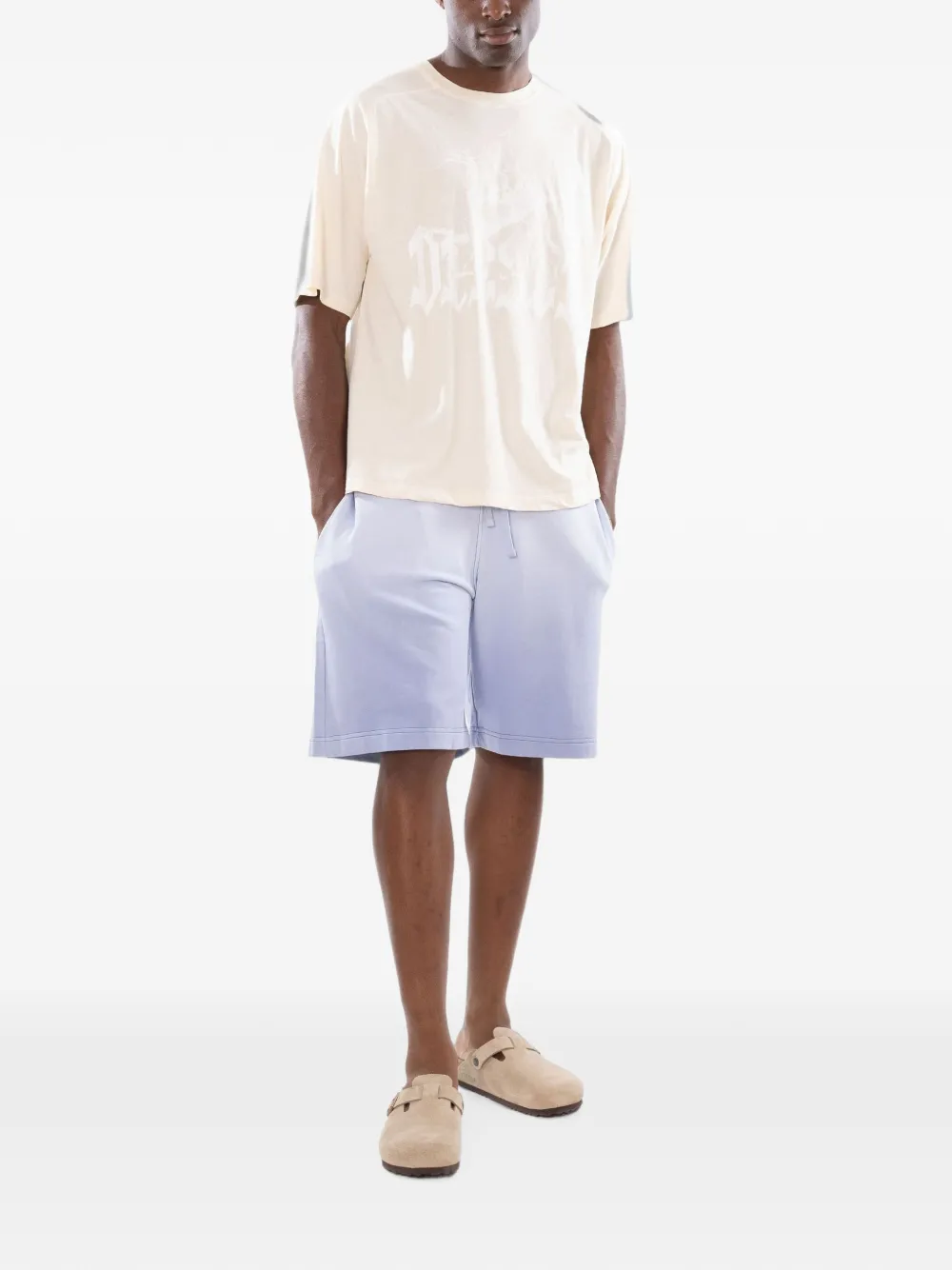 Diesel P-Crowne shorts met trekkoord Paars