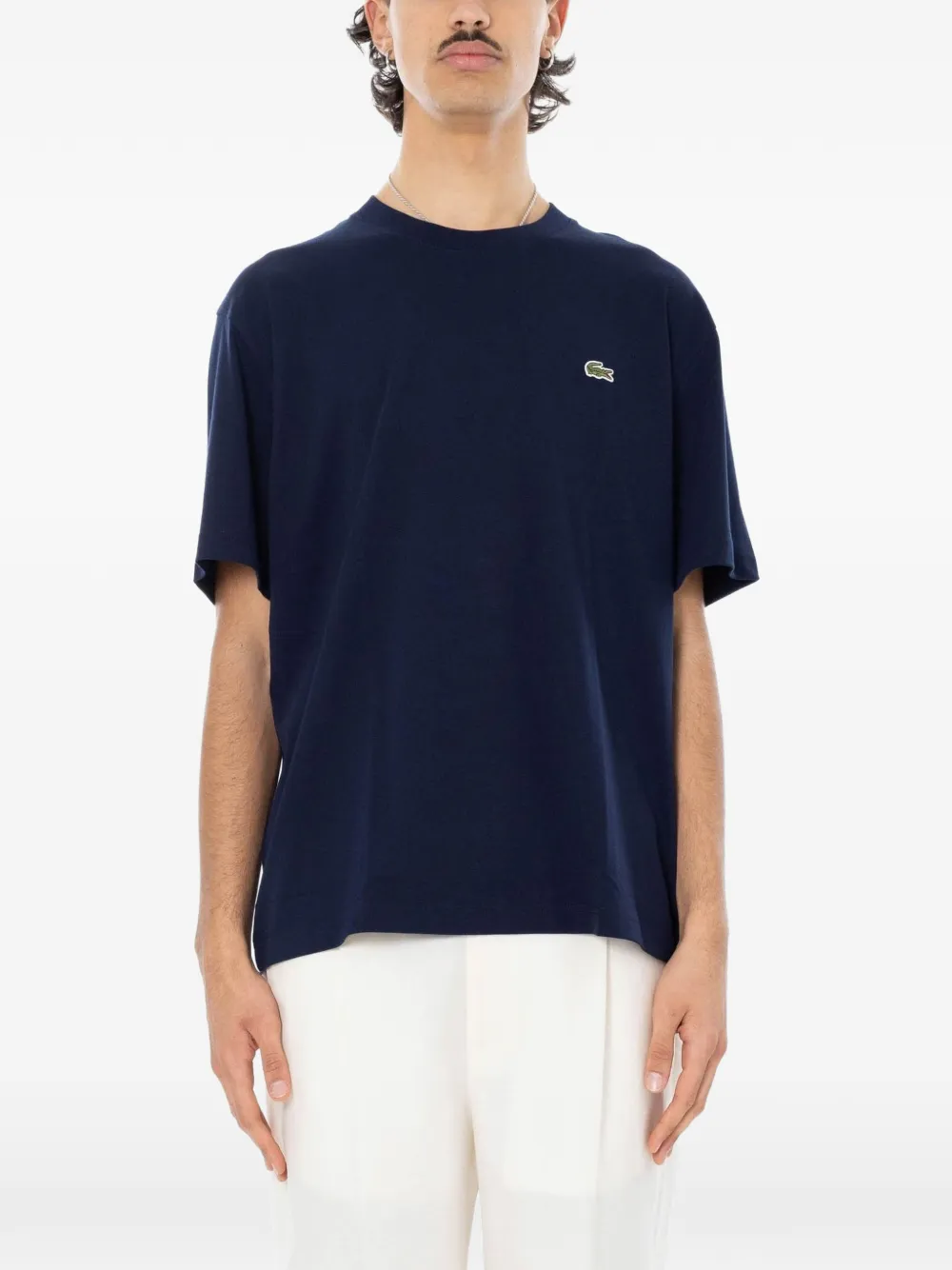 Lacoste T-shirt in cotone - Blu