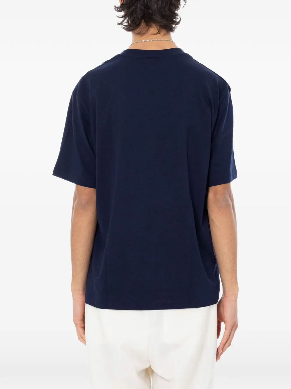 Lacoste Katoenen T-shirt Blauw