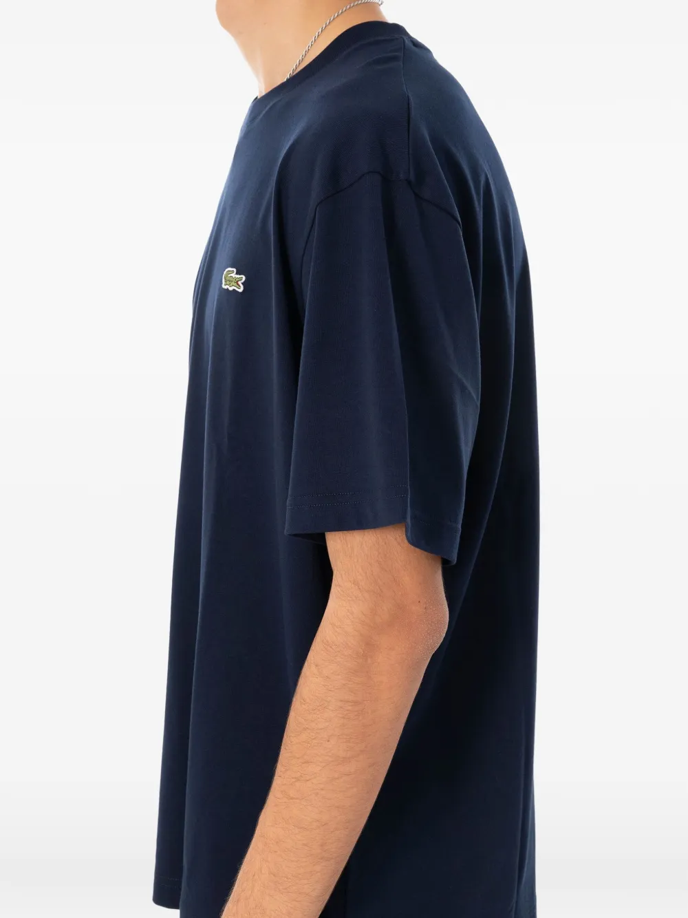 Lacoste Katoenen T-shirt Blauw