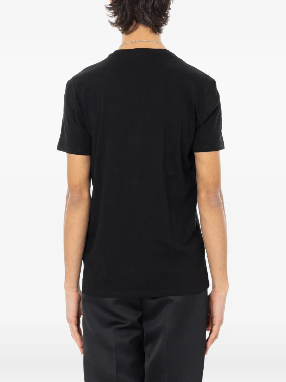 Lacoste T-shirt met logopatch Zwart