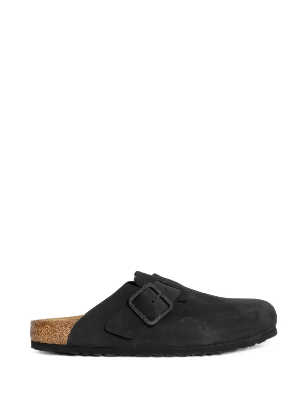 Birkenstock Boston nubuck leather mules - Nero