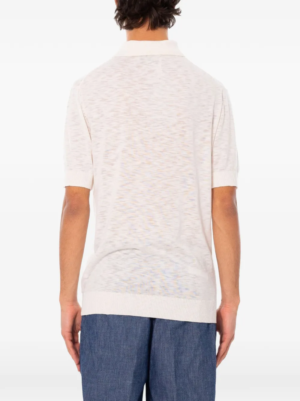 Daniele Fiesoli Poloshirt met korte mouwen Beige
