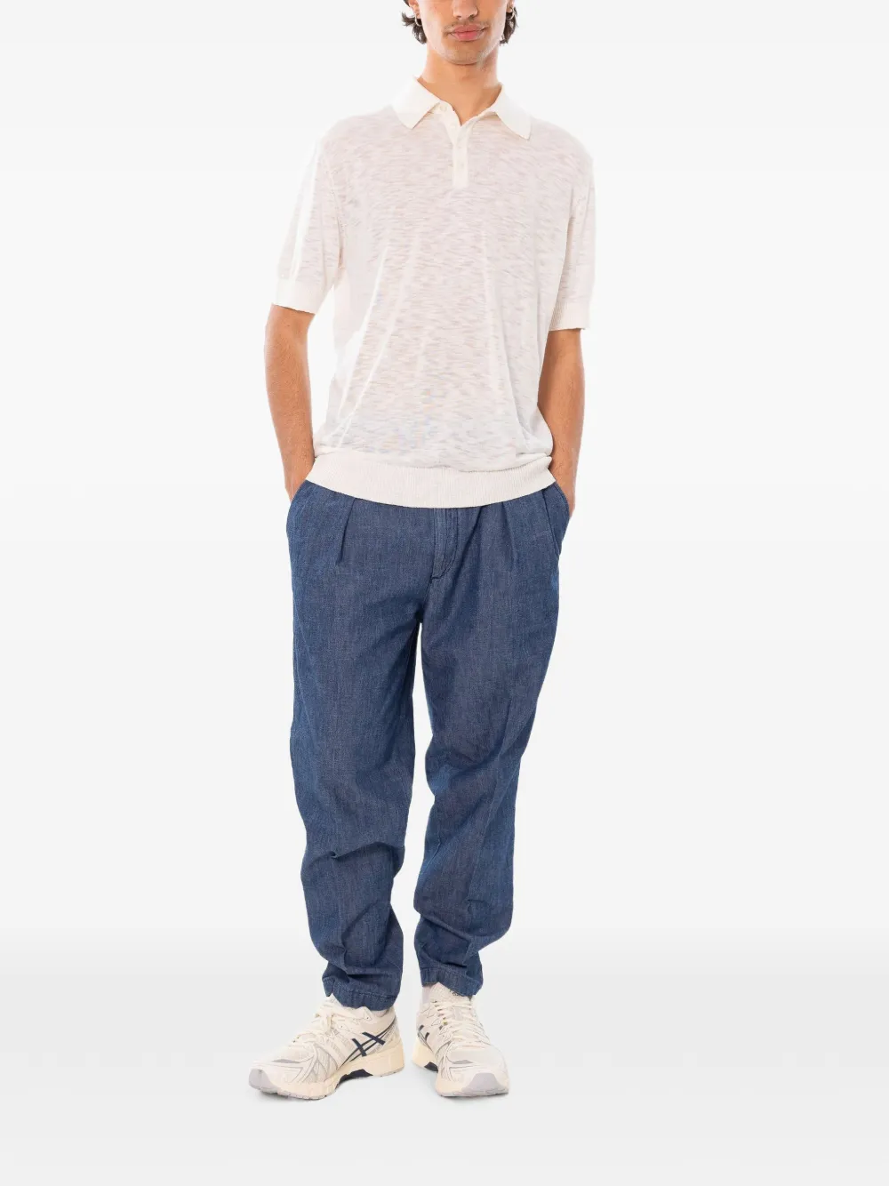 Daniele Fiesoli Poloshirt met korte mouwen Beige