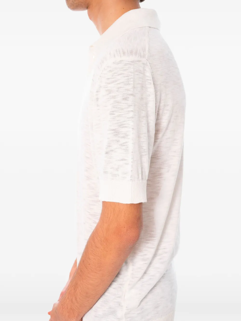 Daniele Fiesoli Poloshirt met korte mouwen Beige
