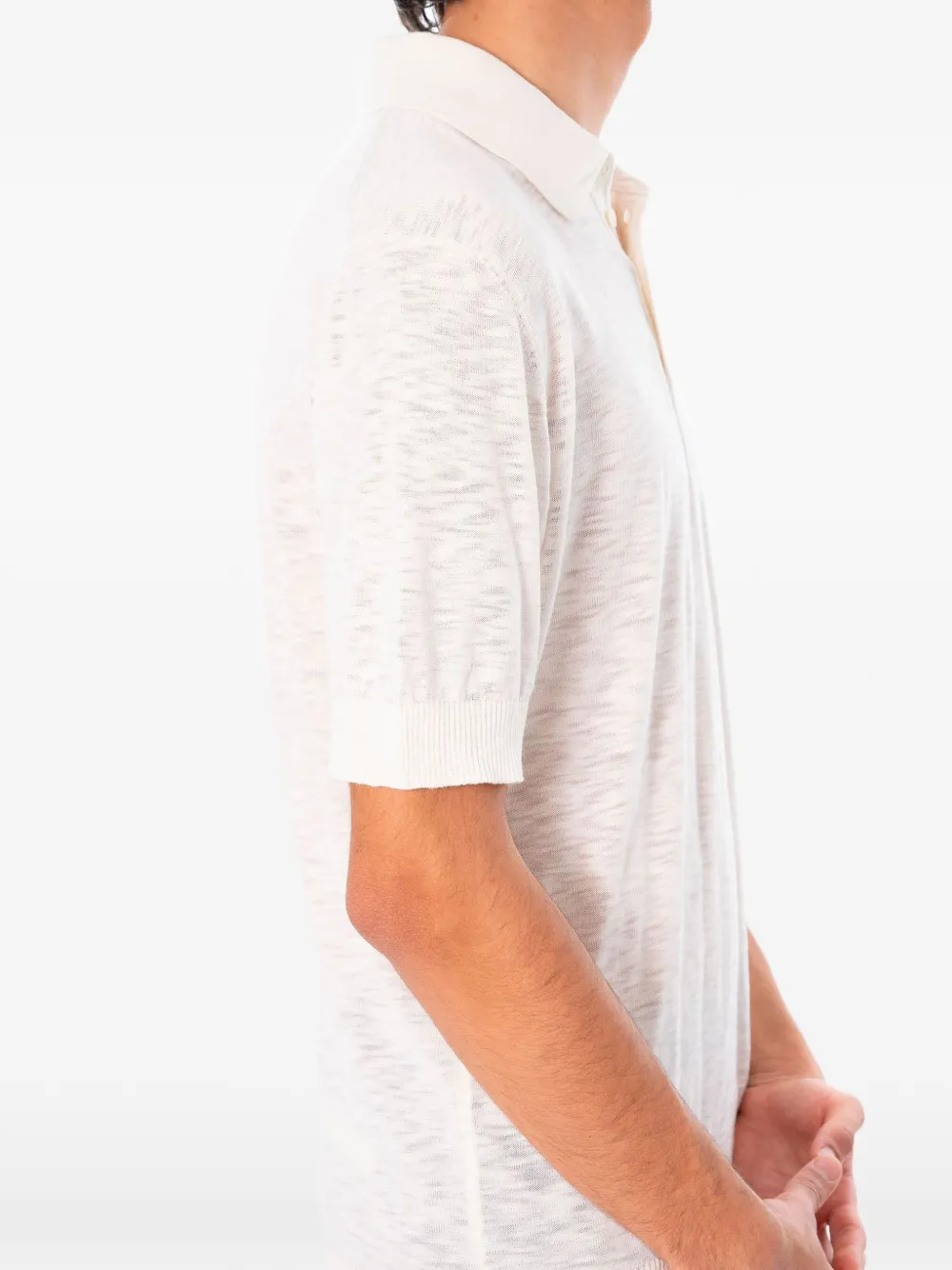 Daniele Fiesoli Poloshirt met korte mouwen Beige