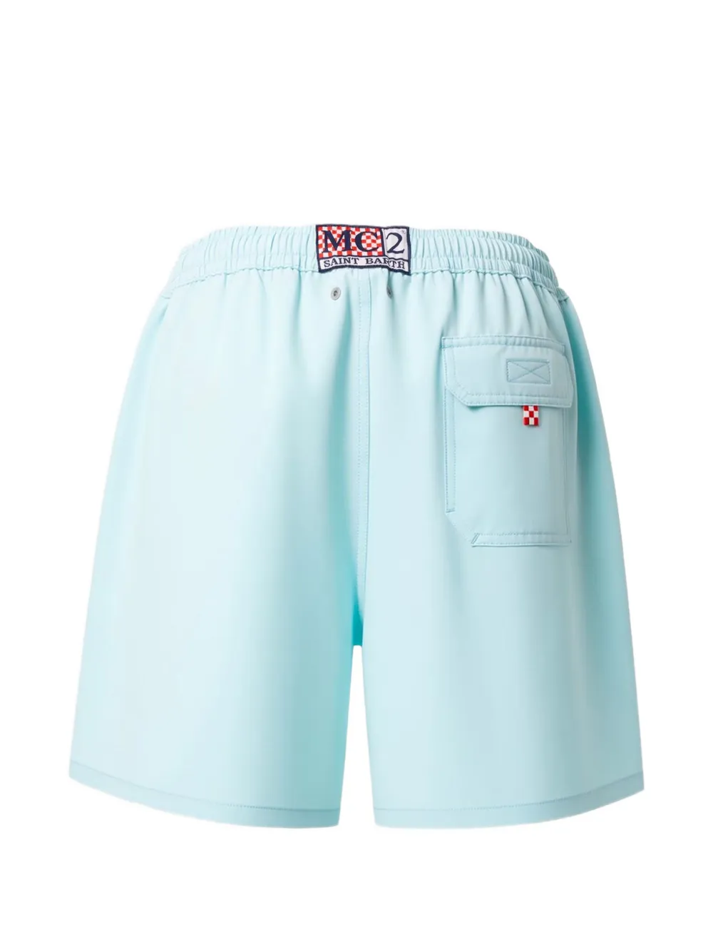 MC2 Saint Barth Comfort zwembroek met geborduurd logo en trekkoord Blauw