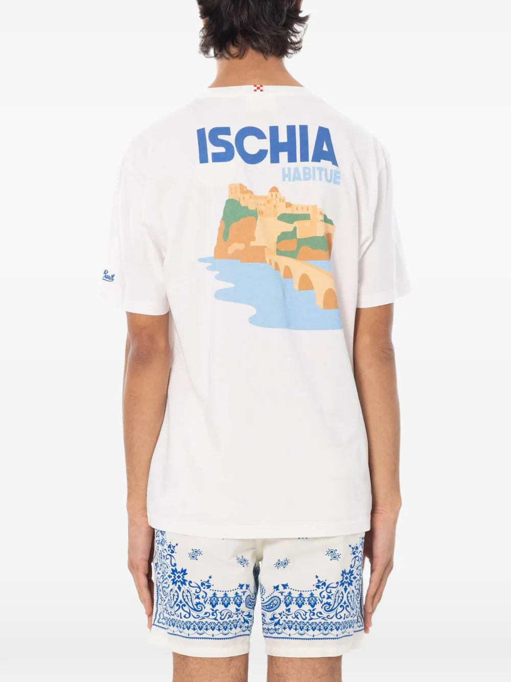 MC2 Saint Barth Portland Ischia T-shirt met print Wit