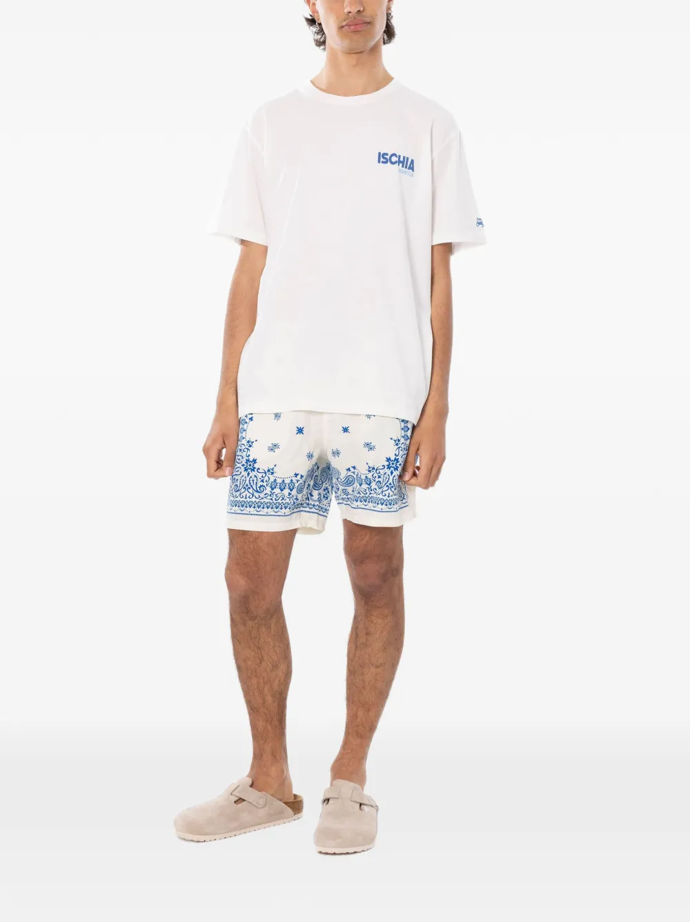 MC2 Saint Barth Portland Ischia T-shirt met print Wit