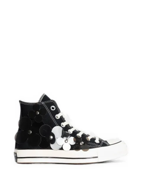 Converse Chuck 70 3-D Flourish flower-appliqué sneakers