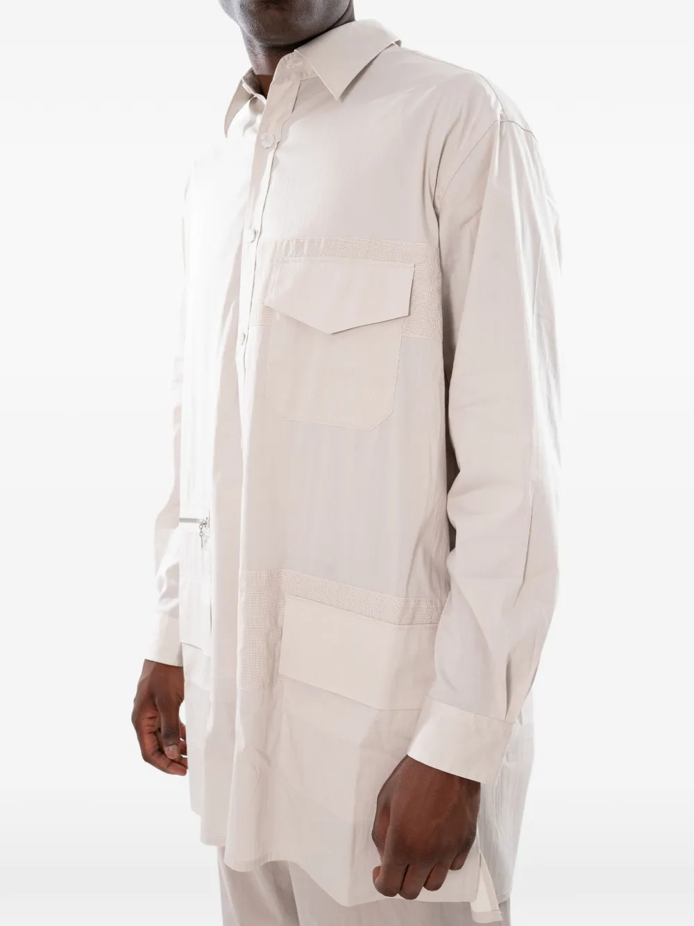 Y-3 Overhemd met lange mouwen Beige