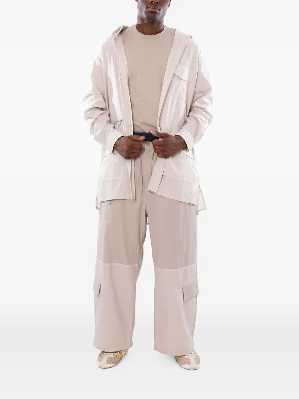 Y-3 Overhemd met lange mouwen Beige