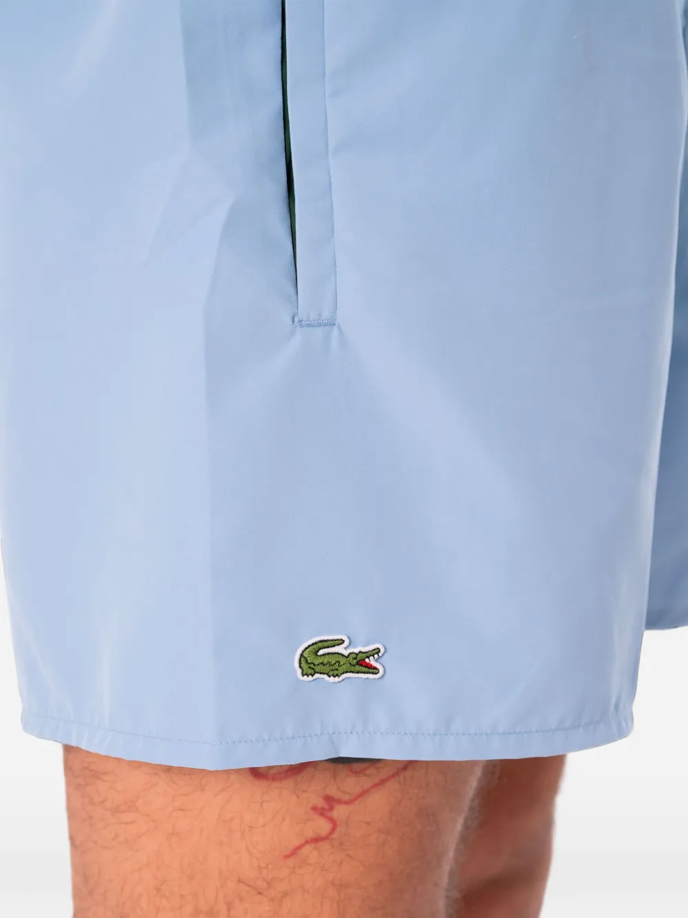 Lacoste Zwembroek met trekkoord Blauw