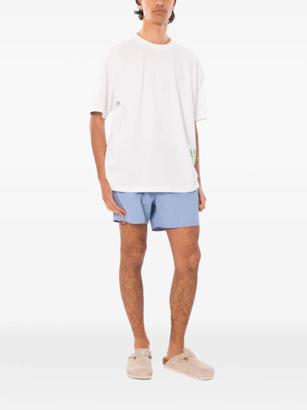 Lacoste Zwembroek met trekkoord Blauw