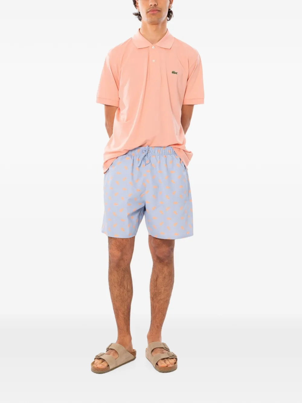 Lacoste Piqué poloshirt Roze