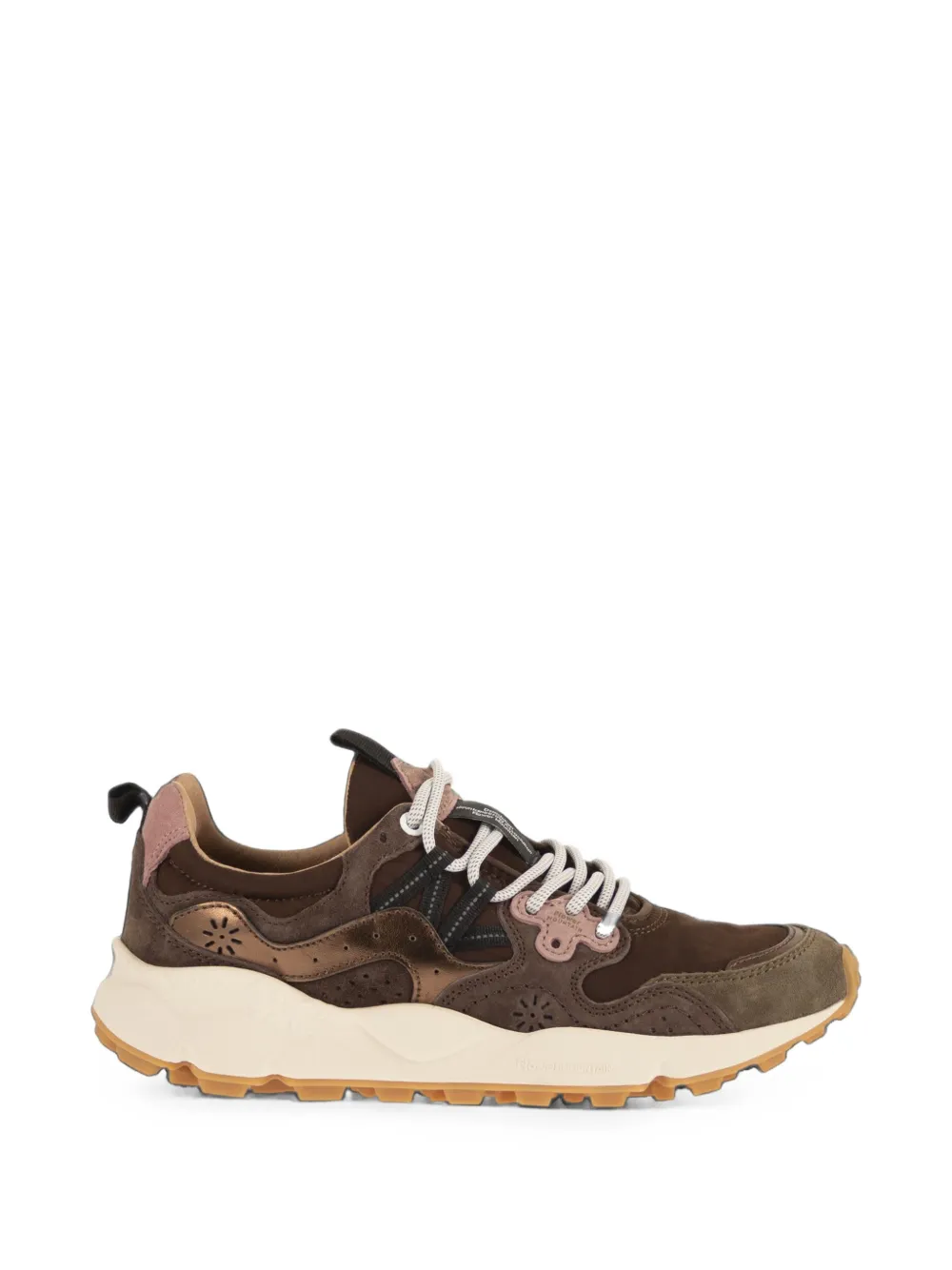 FLOWER MOUNTAIN Yamano 3 suede-panel sneakers