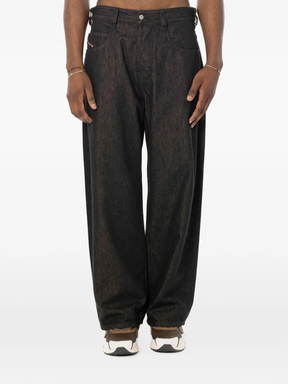 Diesel Jeans a gamba ampia D-Enim 1997 - Nero