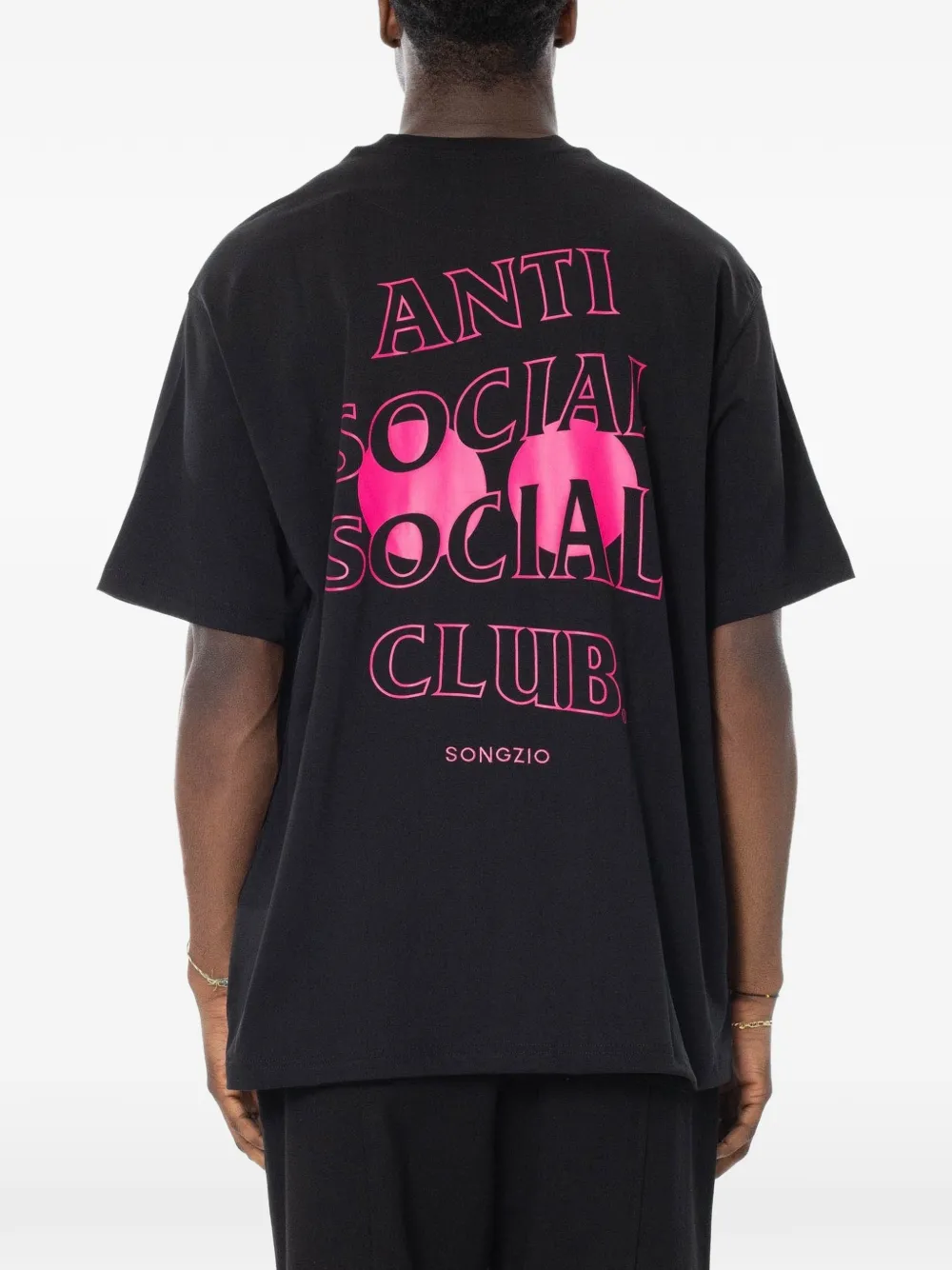 SONGZIO x ASSC T-shirt met logo-print Zwart