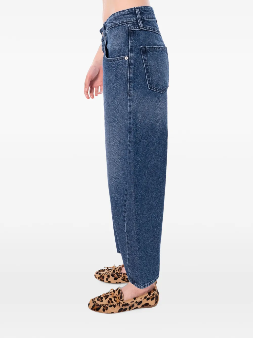 Cycle Aida jeans met ronde pijpen Blauw