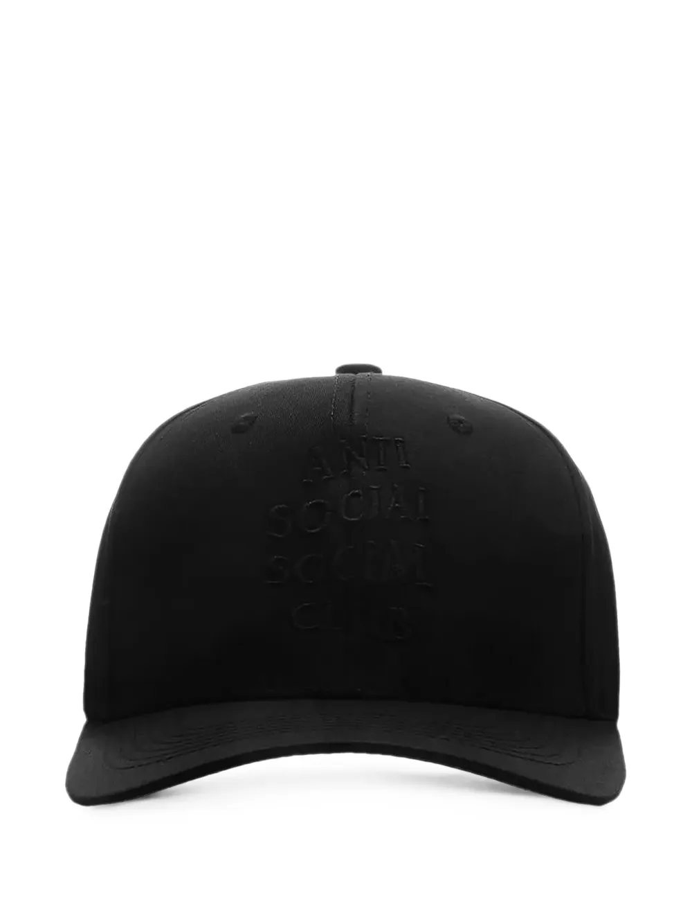 Anti Social Social Club tonal embroidered cap - Nero