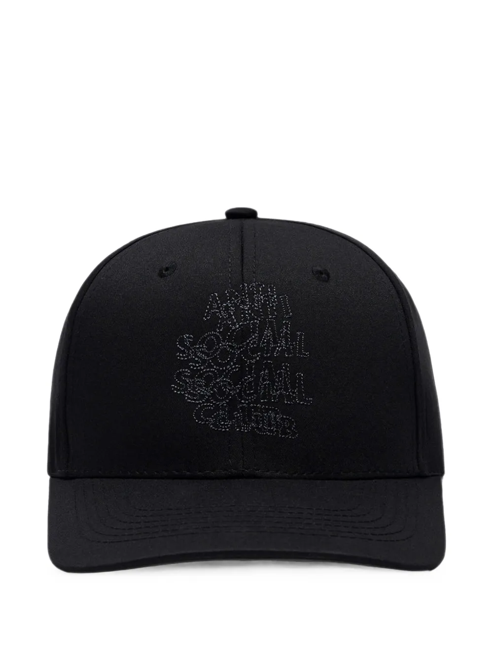 Anti Social Social Club Keyed Up embroidered cap - Nero