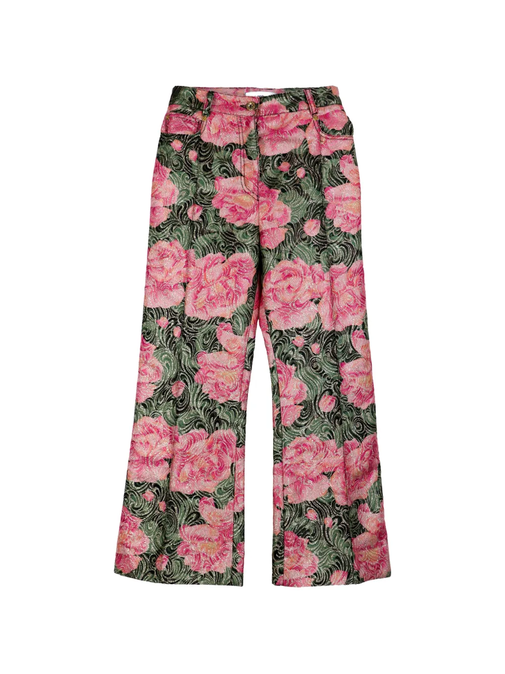 Paco Rabanne Pre-Owned Pantaloni a fiori - Rosa