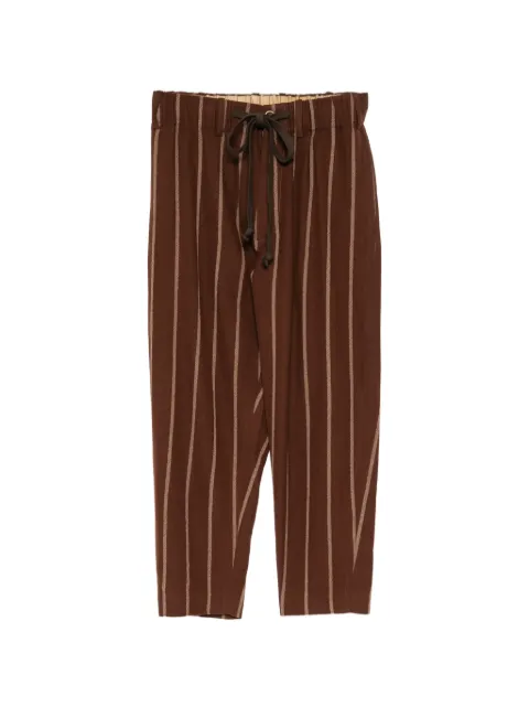 Uma Wang stripe-pattern drawstring trousers