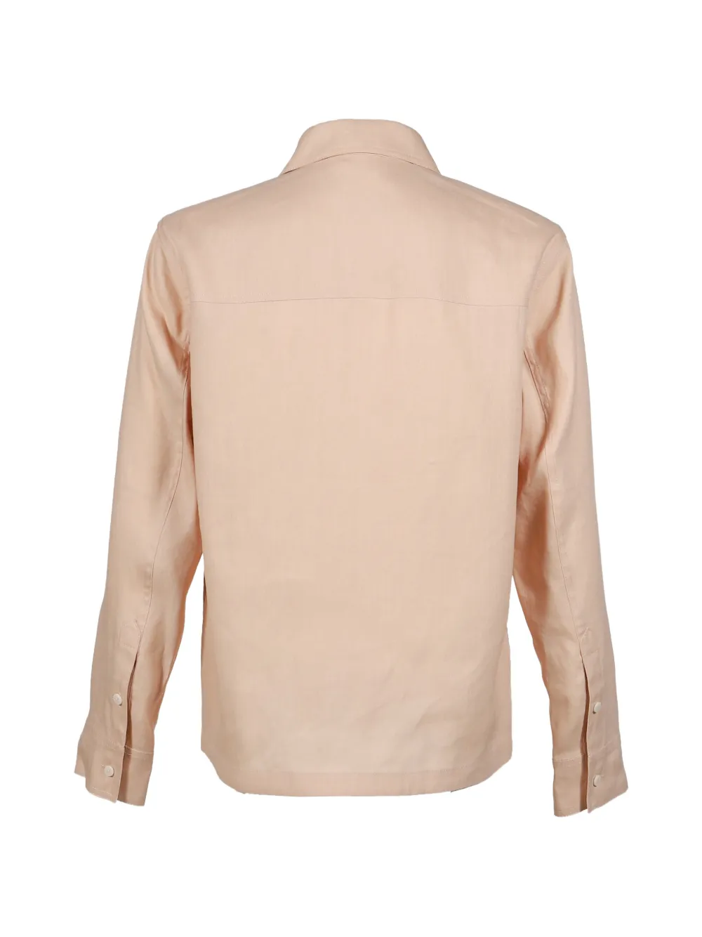 Moncler x Gilga Farm logo-patch zip-up shirt Roze