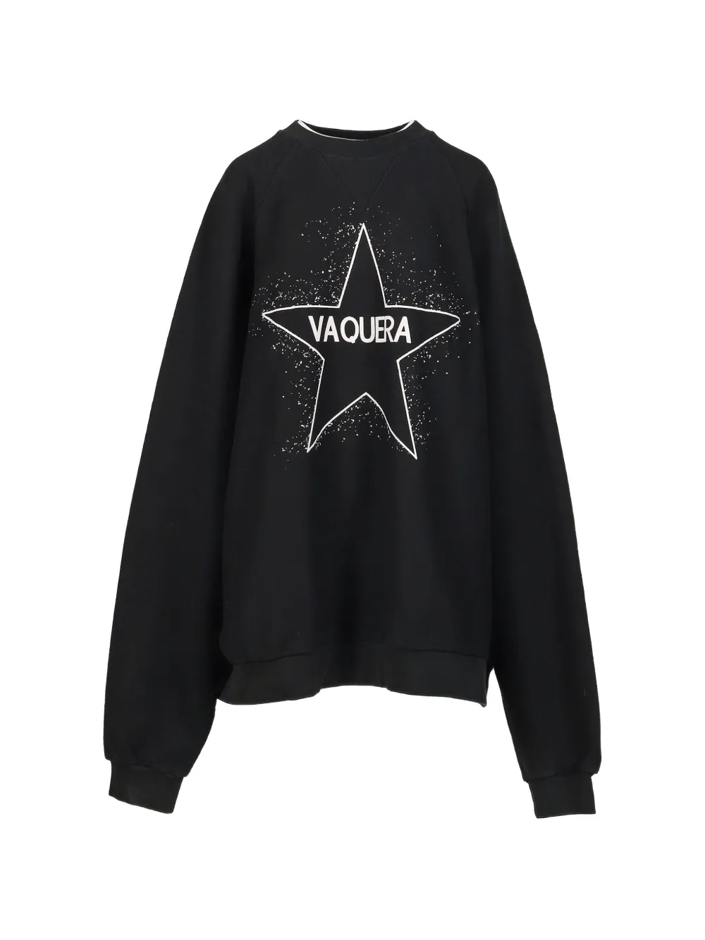 Vaquera star-print oversized sweatshirt - Schwarz