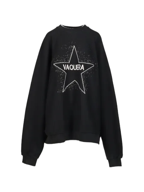 Vaquera star-print oversized sweatshirt