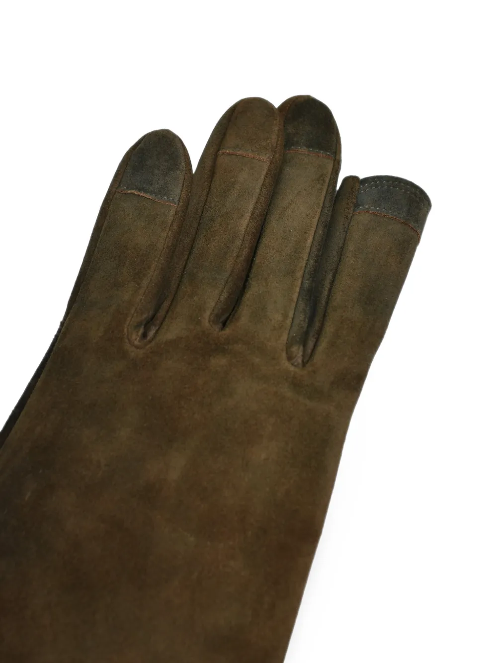 Rick Owens Gleam lamsleren handschoenen Bruin