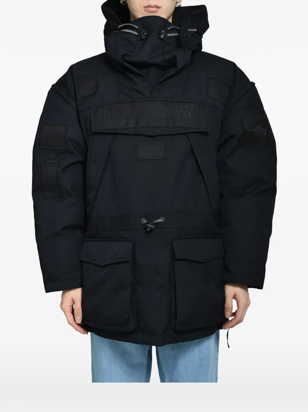 Napa By Martine Rose Skidoo Common jack met patchwork Zwart