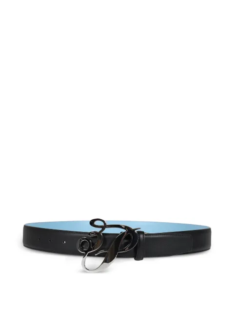 3.PARADIS ceinture en cuir à boucle logo