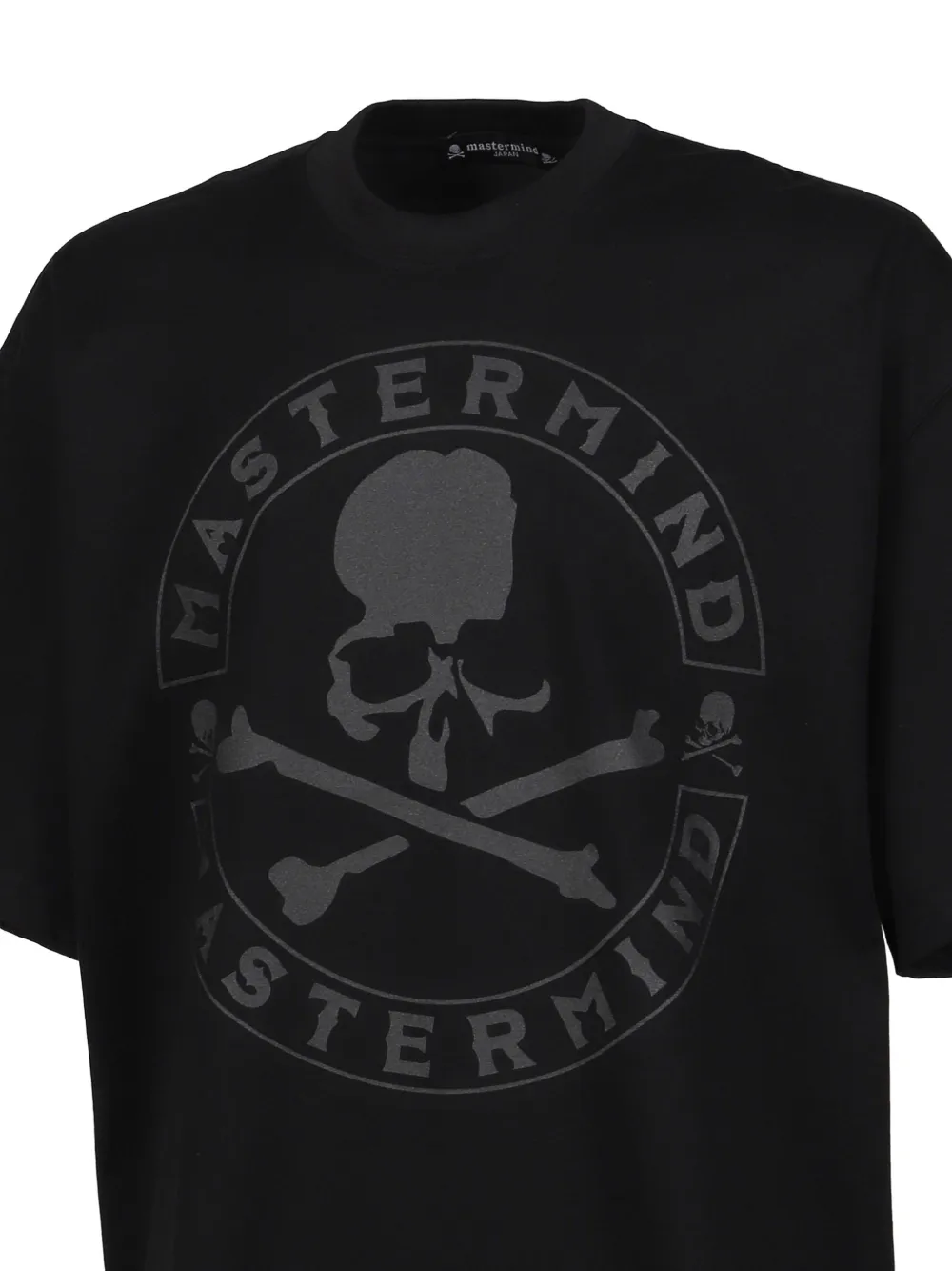 Mastermind Japan T-shirt met logoprint Zwart