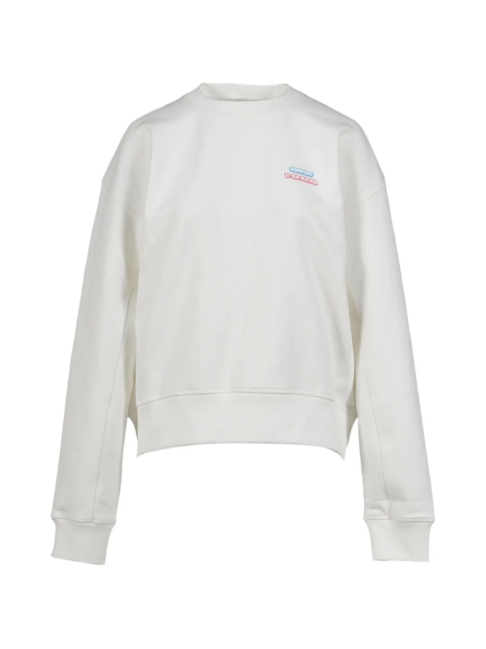 Sanrio graphic-print drop-shoulder sweatshirt - Weiß