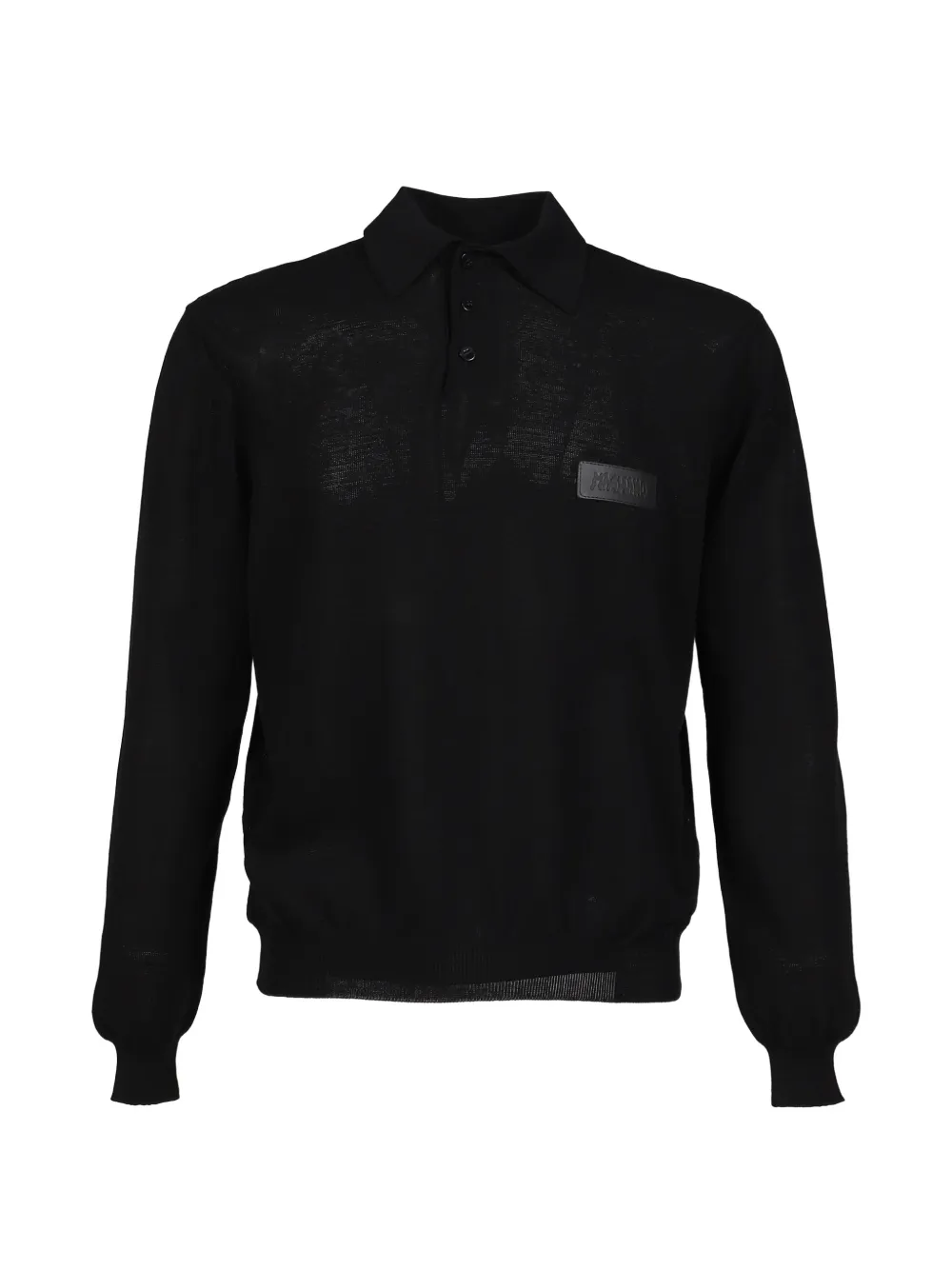 Magliano Polina logo-patch polo shirt - Nero