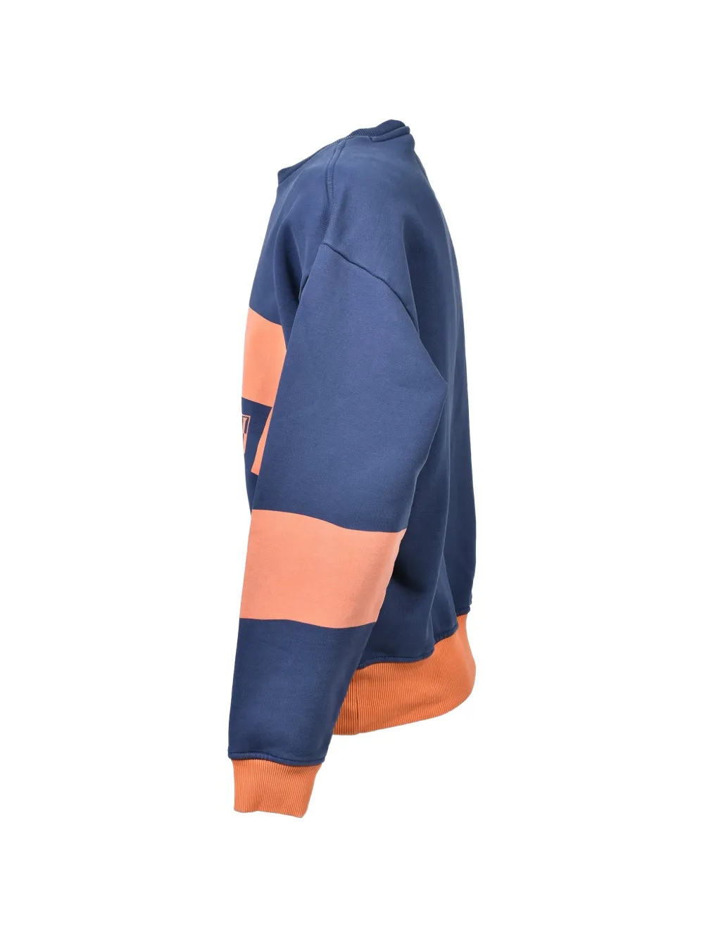 Napa By Martine Rose Trui met logoprint en vlakken Blauw