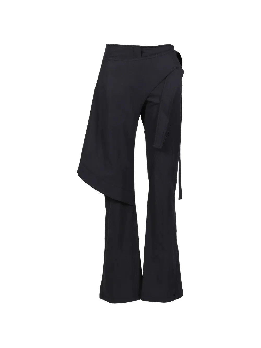 Hyein Seo wrap-panel macramé-belt trousers · 2