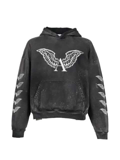 ALEXANDER DIGENOVA graphic-print box-silhouette hoodie