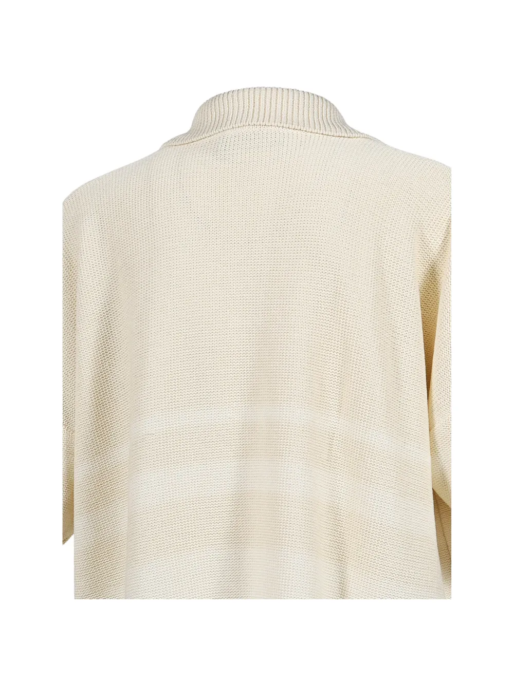 Wales Bonner Calm gebreid poloshirt Beige