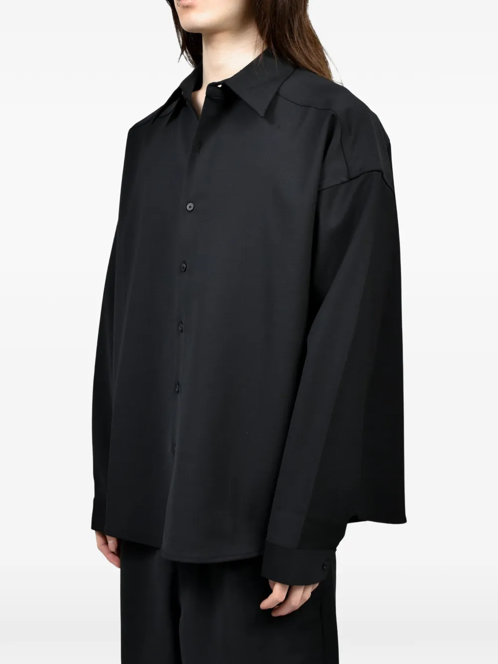 ENTIRE STUDIOS Miller wide-fit shirt Zwart