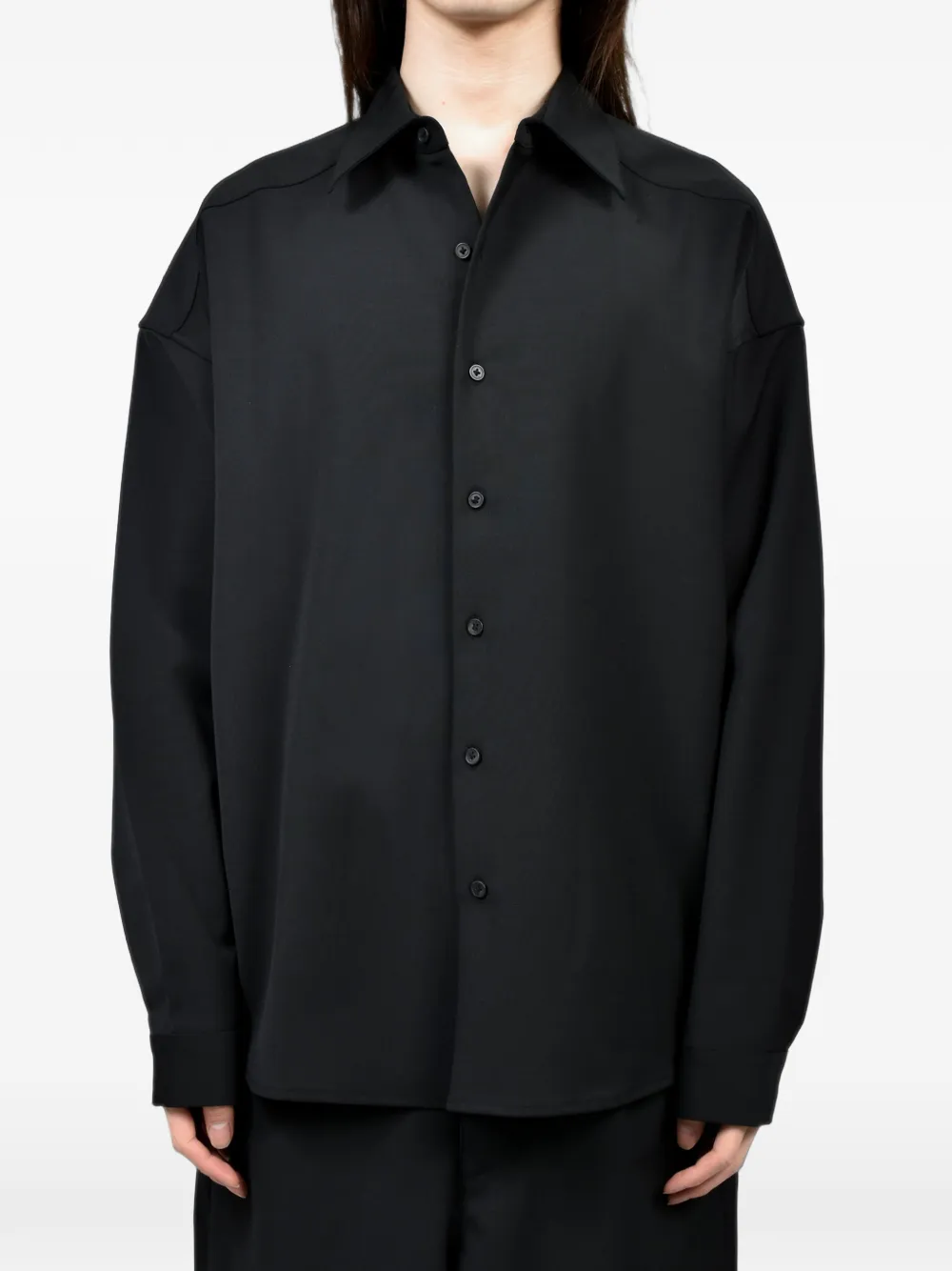 ENTIRE STUDIOS Miller wide-fit shirt Zwart