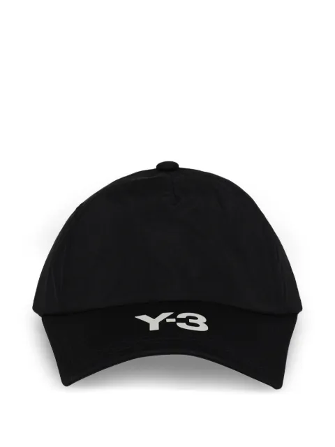 Y-3 logo-print ripstop cap