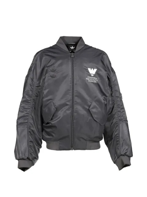 adidas x Willy Chavarria logo-patch bomber jacket