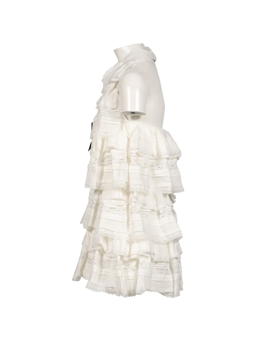 SHUSHU TONG Mini-jurk met kant Wit
