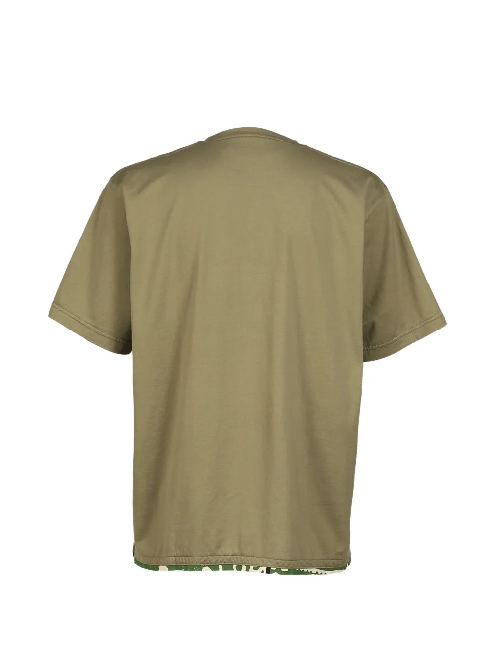 PORTER CLASSIC T-shirt met Hawaiian-print Groen