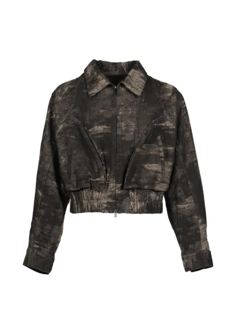 Taakk distressed denim jacket