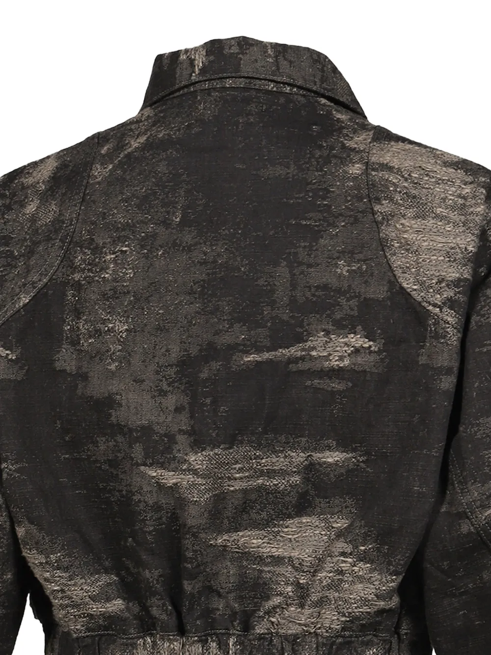 Taakk Gerafeld denim jack Zwart